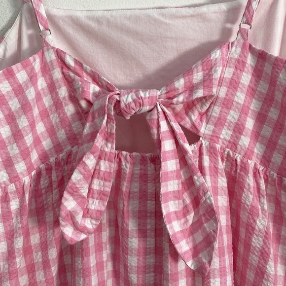J. Crew Seersucker Gingham Dress Pockets Size 14 Retail$128 - Picture 6 of 15